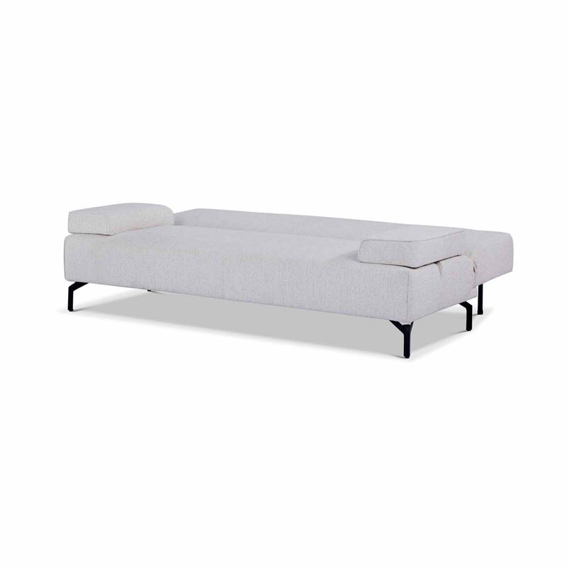 Sofa Bed Beige NEVIS-image 8