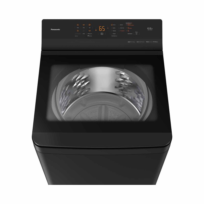 PANASONIC Top Load Washer With Steam - Black (10.5kg) NA-FJ105V1BQ-image 4