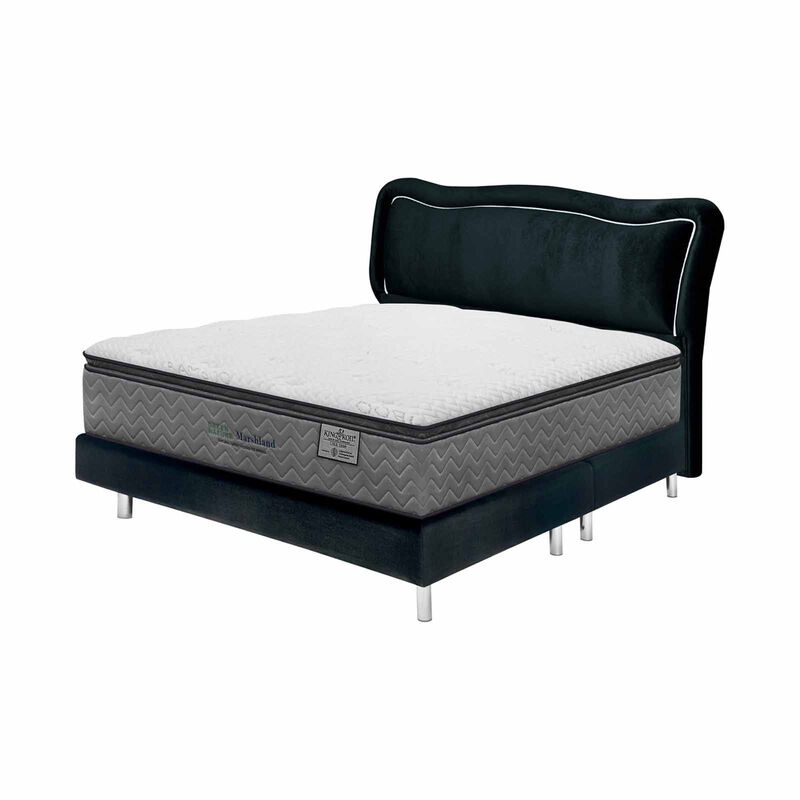 KINGKOIL King Size Mattress W/bedframe And Headboard GREEN NATURE MASHLAND-image 2