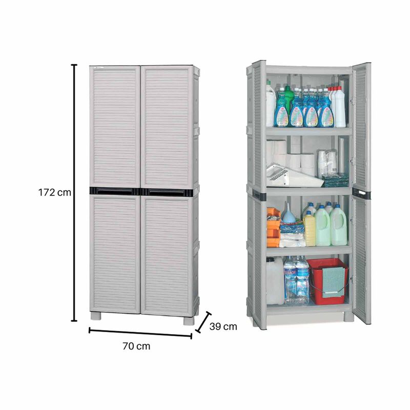 ARTPLAST Linea Concert Tall Wide Utility Cabinet 70x39x172cm CONCERT-image 9