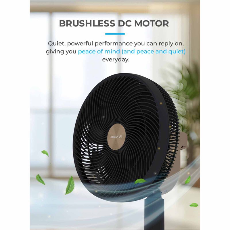 MISTRAL 12 In Bldc High Velocity Stand Fan With Remote & Wifi - Sky Blue MHV9812DRW-SB-image 10