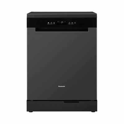 PANASONIC Free Standing Dishwasher - Black (15 Place Setting) NP-FMK16XESG