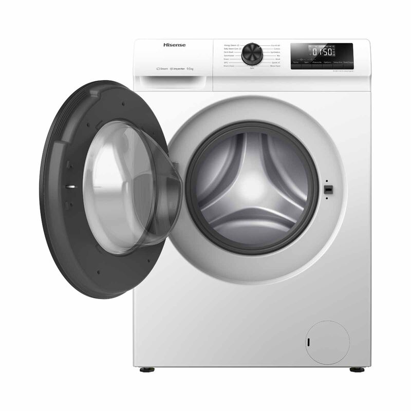 HISENSE Front Load Washer (9.5kg) - White WF95N1-image 4