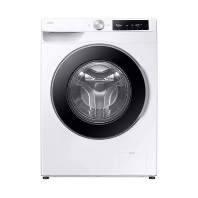 SAMSUNG Front Load Washer (9kg) - White WW90DG6U34LESP
