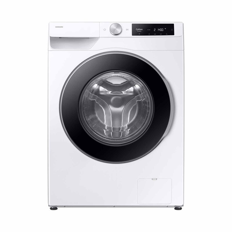 SAMSUNG Front Load Washer (9kg) - White WW90DG6U34LESP-image 1