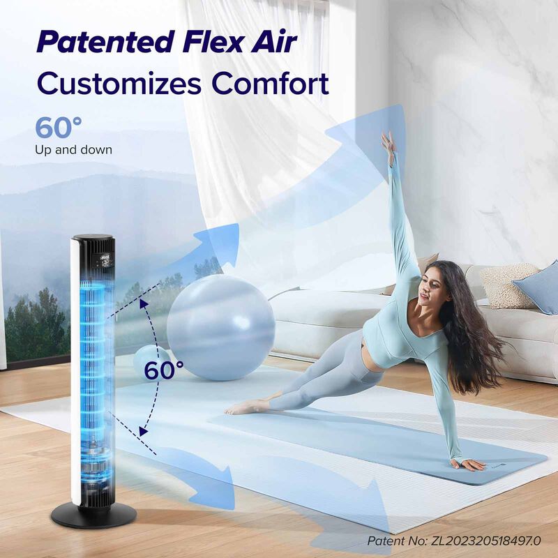 LEVOIT Smart Pro Tower Fan Ltf F422s-wae -white LV-F422SFAN-WH-UK-image 5