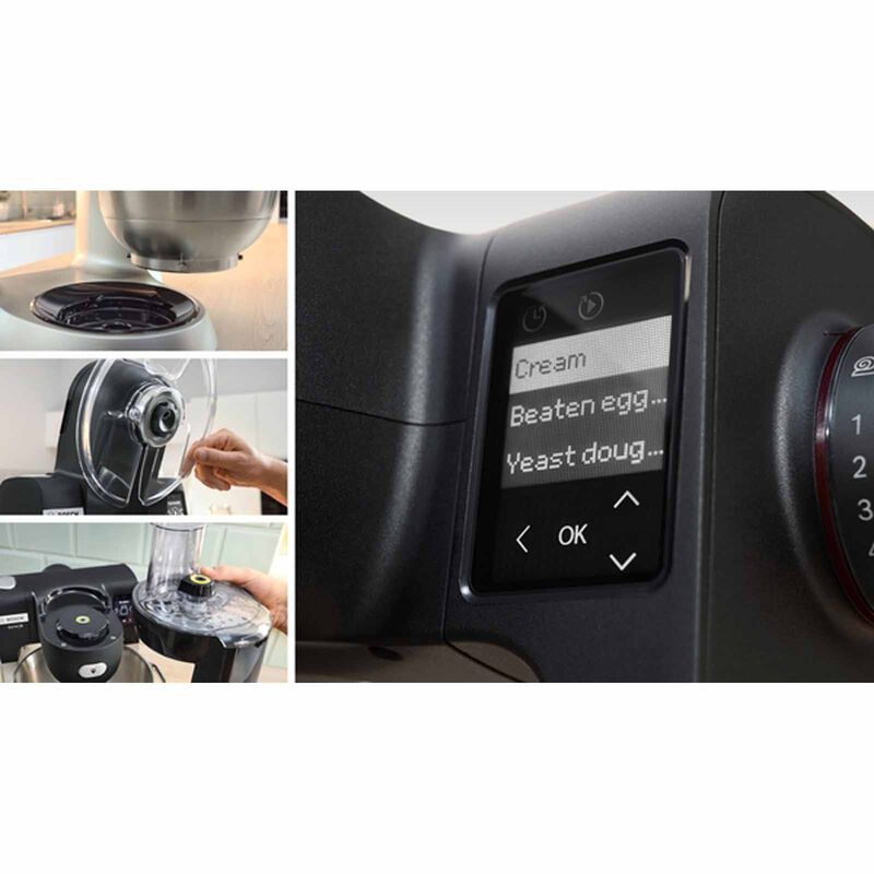 BOSCH Kitchen Machine With Scale (1600w) - Black MUMS6ZM00G-image 2