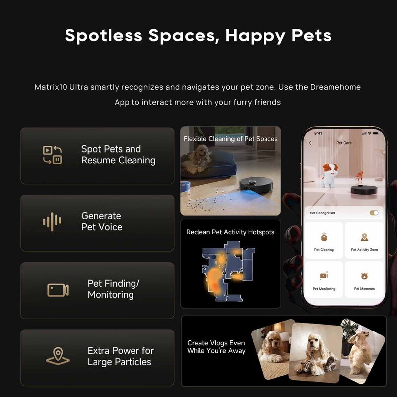 DREAME Matrix 10 Robot Vacuum Cleaner DM-MTX10-GL-image 4