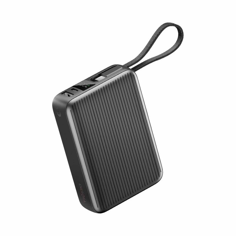 ENERGEA Integra Ultra 45, 20000mah Powerbank With Built In Usb-c Cable Pd45w - Gun INT-20K45-GUN-image 1