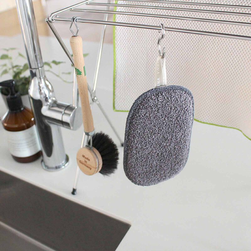 MARNA Scrubbing Dish Sponge (150x90x15mm) - Grey K005-GY-image 2