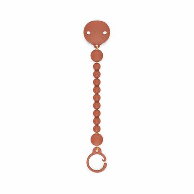 SUAVINEX Silicone Bobble Soother Clip Colour Essence Brick Red (online) SVX401519