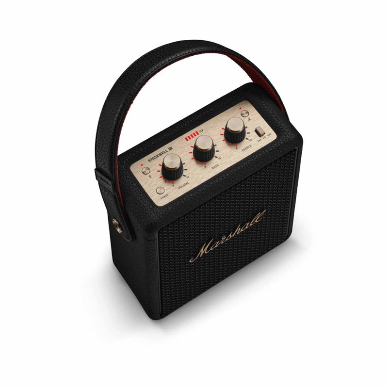 MARSHALL Portable Bluetooth Speaker STOCKWELL III (BLACK & BRASS)-image 2