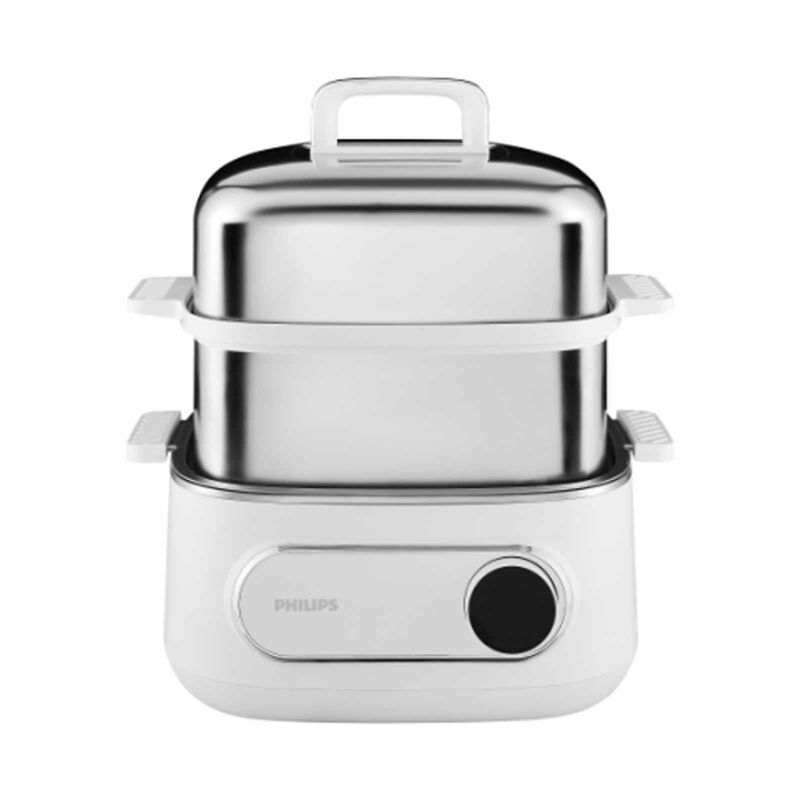 PHILIPS Series 3000 2 In 1 Steamer Hotpot (8.6l) HD3300/20-image 1