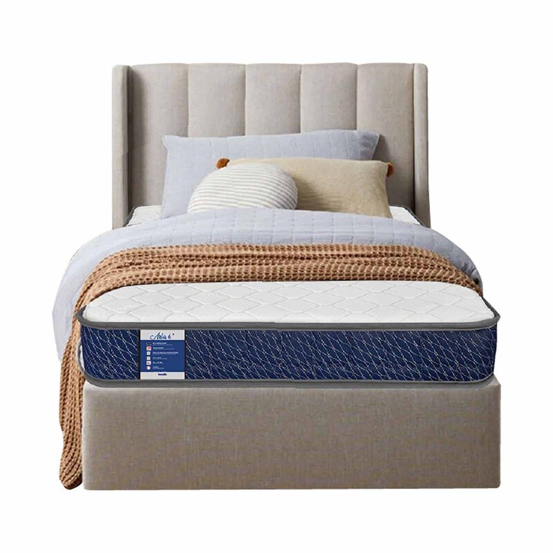 DUNLOPILLO Divan Box, Pull Out & Headboard With 2 Button Design DIVAN BOX FULL SET-image 5