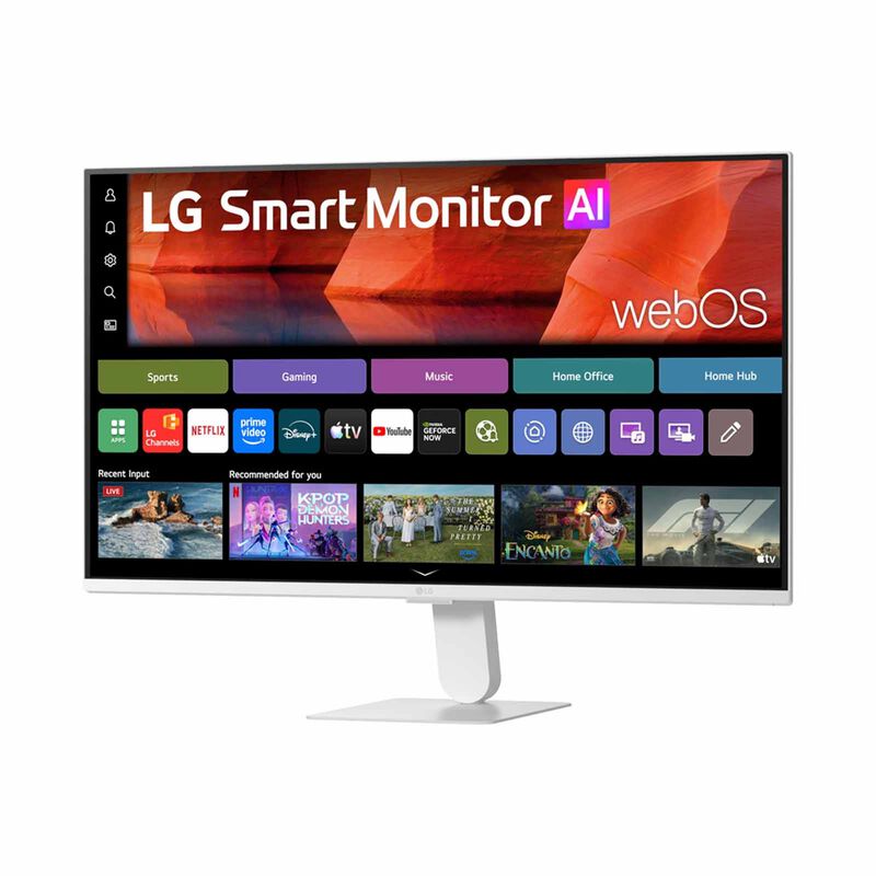 LG 27in Smart Monitor Ai U5s, Fhd Ips Monitor For Streaming With Webos 27U511SB-W-image 4