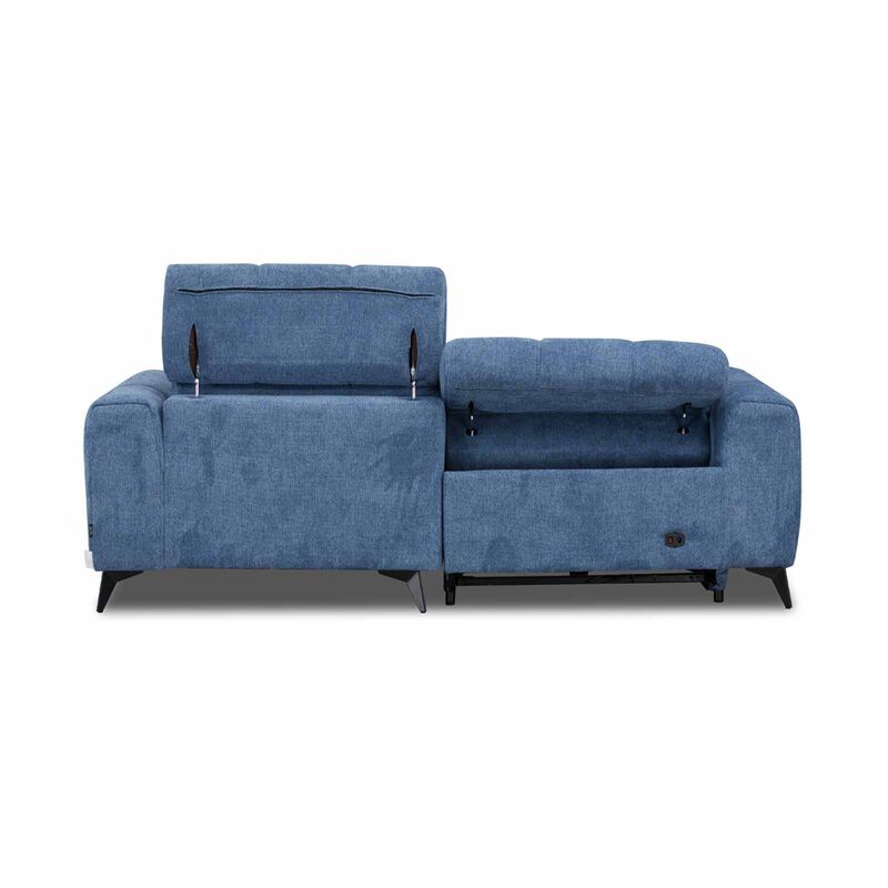 MUZE L Shaped Recliner (fab) Right Cat A Blue Fabric Sofa ANJA-image 4