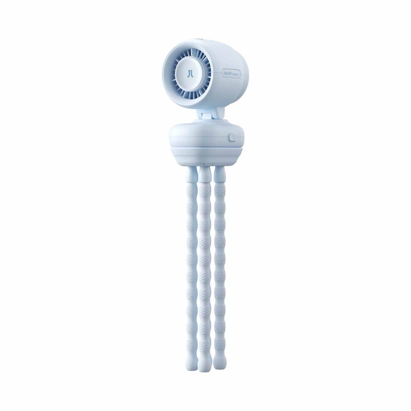 JISULIFE Stroller Fan Life4 Octopus-5000mah-blue FSL04R-A0103002-image 2