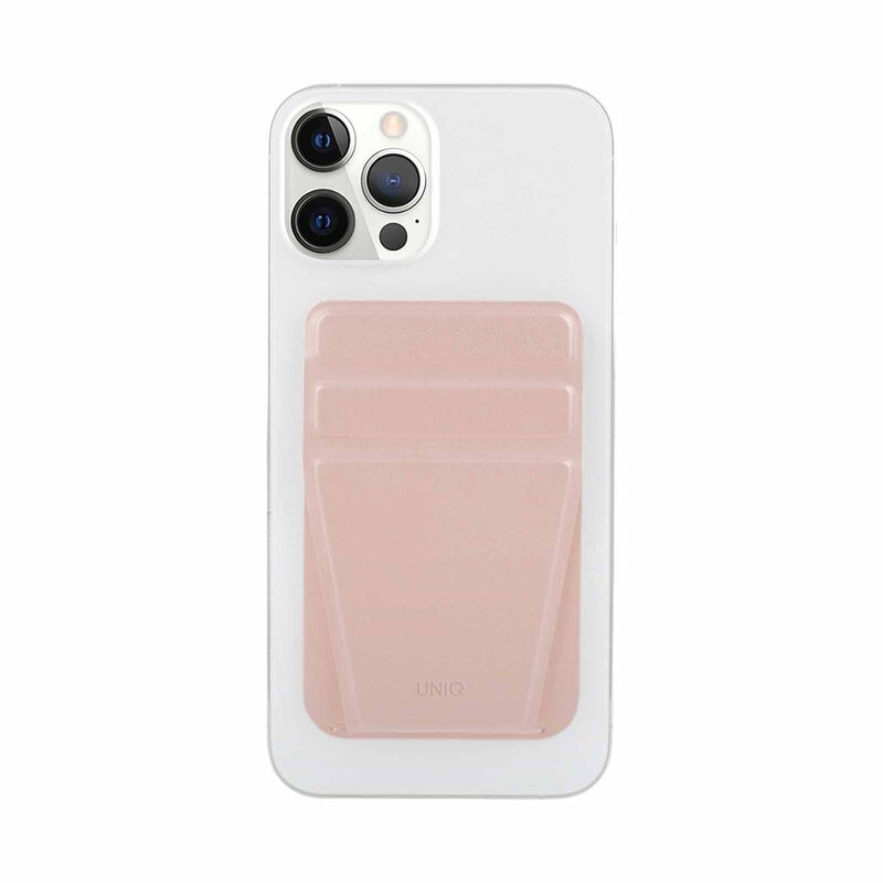 UNIQ Lyft Magnetic Snap-on Stand And Card Holder - Blush Pink (pink) UNIQ-MGSNAPONCH-LYFTPNK-image 2