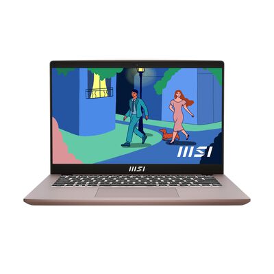 MSI 14in I5-1235u 16gb Ram 512gb Ssd Win 11 Home Iris Xe Graphics Beige Rose MODERN 14 C12M-664SG