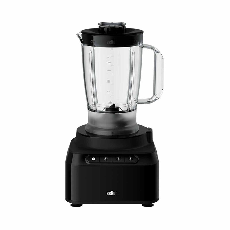 BRAUN Purease Food Processor (800w 1.2l + 2.1l) FP3132BK-image 3