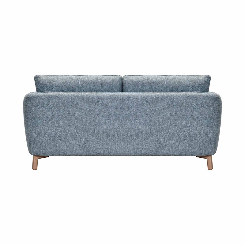 MUZE 3 Seater (fab) F20 Blue Fabric Sofa CORINNA-image 4