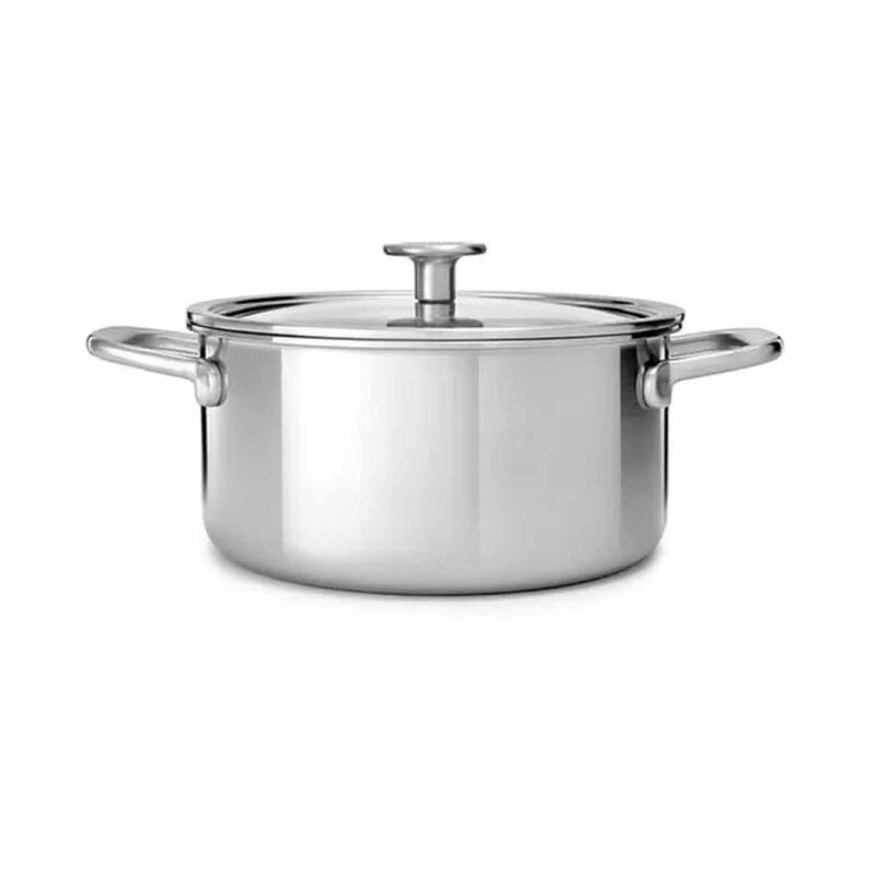 KITCHENAID Multi-ply 24cm Stainless Steel Covered Casserole KASS668404-image 1