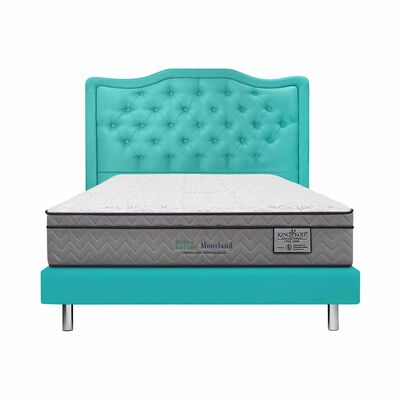 KINGKOIL Super Single Size Mattress W/bedframe And Headboard GREEN NATURE MOORLAND