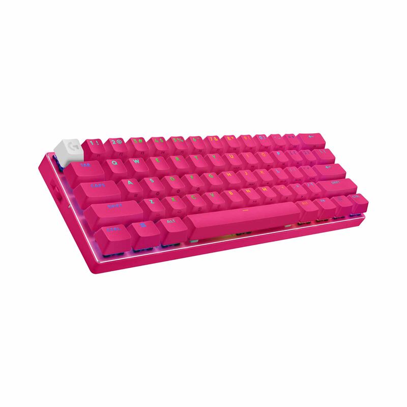 LOGITECH Pro X 60 Lightspeed Wireless Gaming Keyboard Magenta (gx-brown) 920-011954-image 3