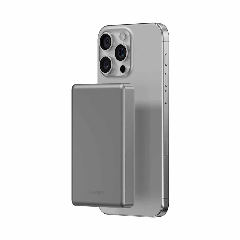 ENERGEA Alupac 10k, 10000mah Ultra Light Aluminium Magsafe Compatible Powerbank AP-10KQH-NAT-image 6