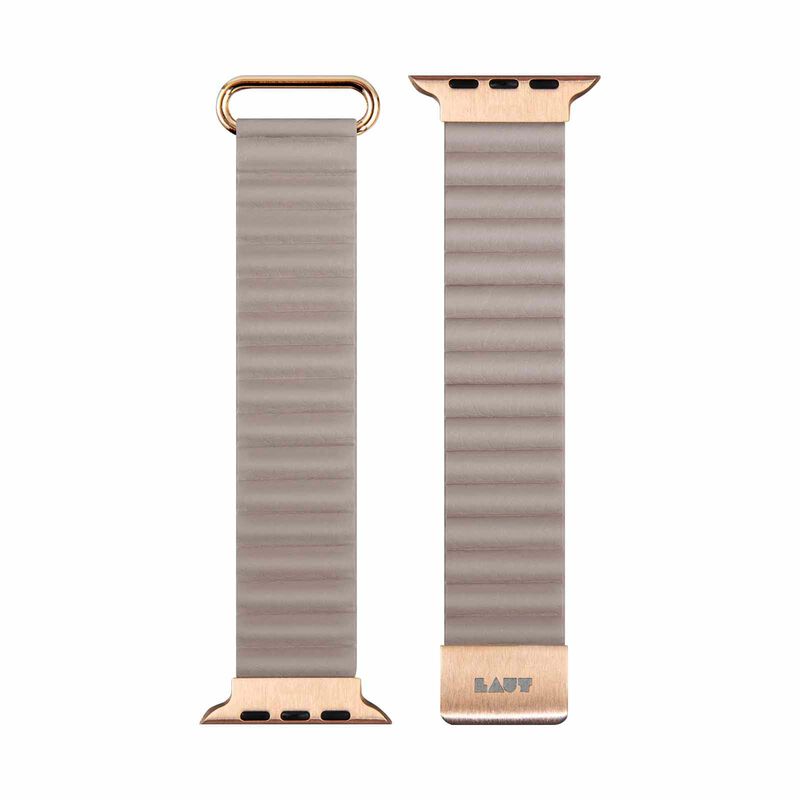 LAUT Novi Lux Apple Watch Strap (42/44/45/49mm) - Beige (bands Only) L_AWL_NL_BE-image 1
