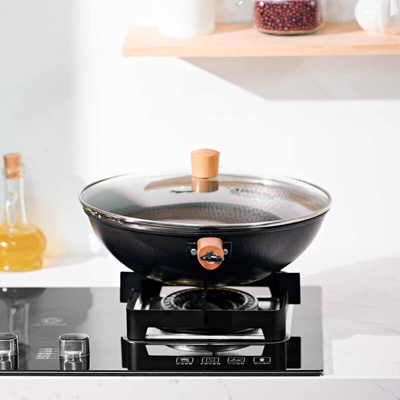 KANDA Nitrided Wok 32cm NITRIDED WOK 32CM-image 9