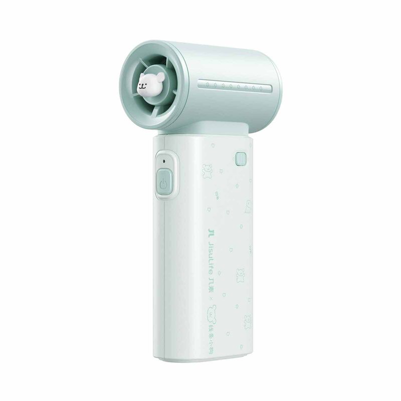 JISULIFE Handheld Fan Life9 (5000mah)-green-maltese Edition LIFE9-GREEN-MALTESE-image 2