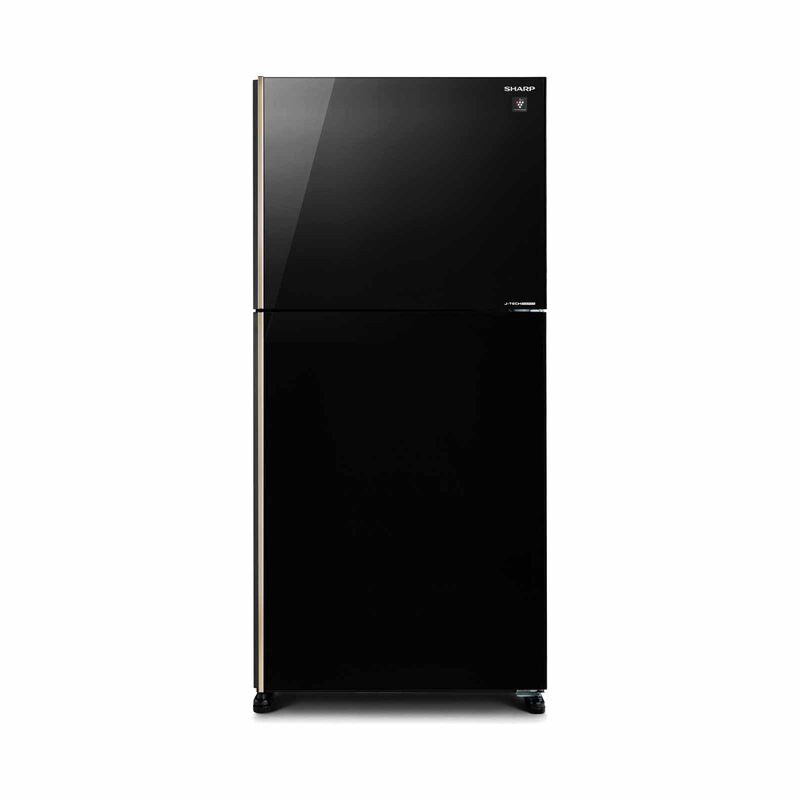 SHARP 2 Door Top Mount Fridge - Black (563l) SJ-PG55A-BK-image 1