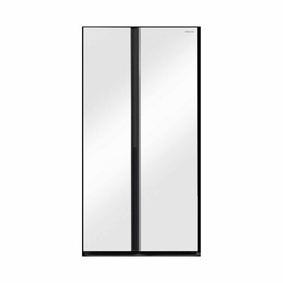 HITACHI Side By Side Door Fridge W/auto Ice Maker - Glass Matt White ( 656l) HRSN9713ESAMGWSG