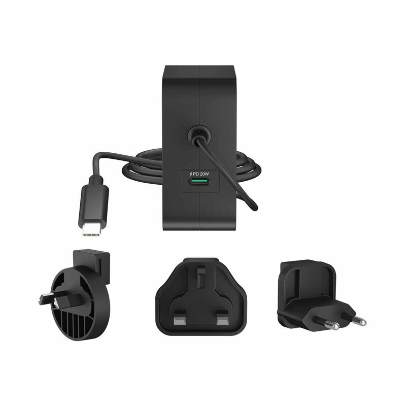 J5CREATE 102w Gan Pd Usb-c 2-port Charger With Changeable Ac Plugs JUP25102V-image 3