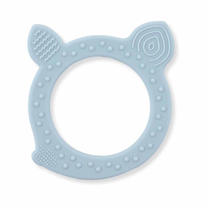SNAPKIS Dusty Blue DEER SIL TEETHER-image null
