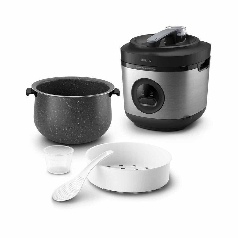 PHILIPS Series 3000 Rice Cooker (1.8l) - Stainless Stell HD3213/31-image 4