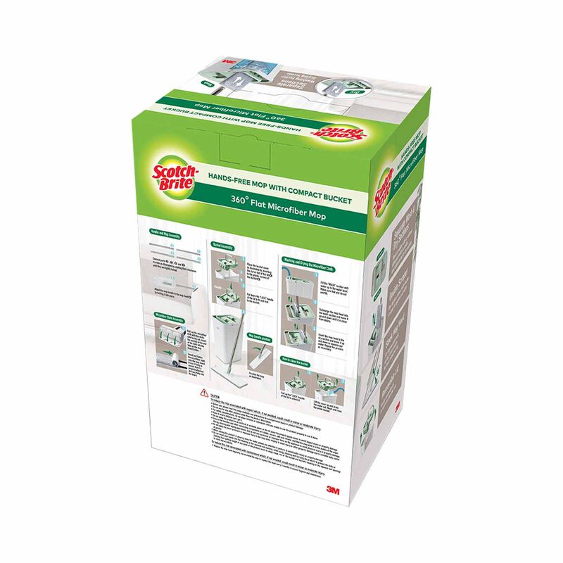 3M SCOTCHB Scotch-brite Hands-free Compact Mop Hfb002 HFB002-image 16