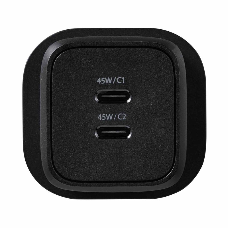 ELECOM 45w Pd Wall Charger C-2port MPA-ACAS0745BK-image 5