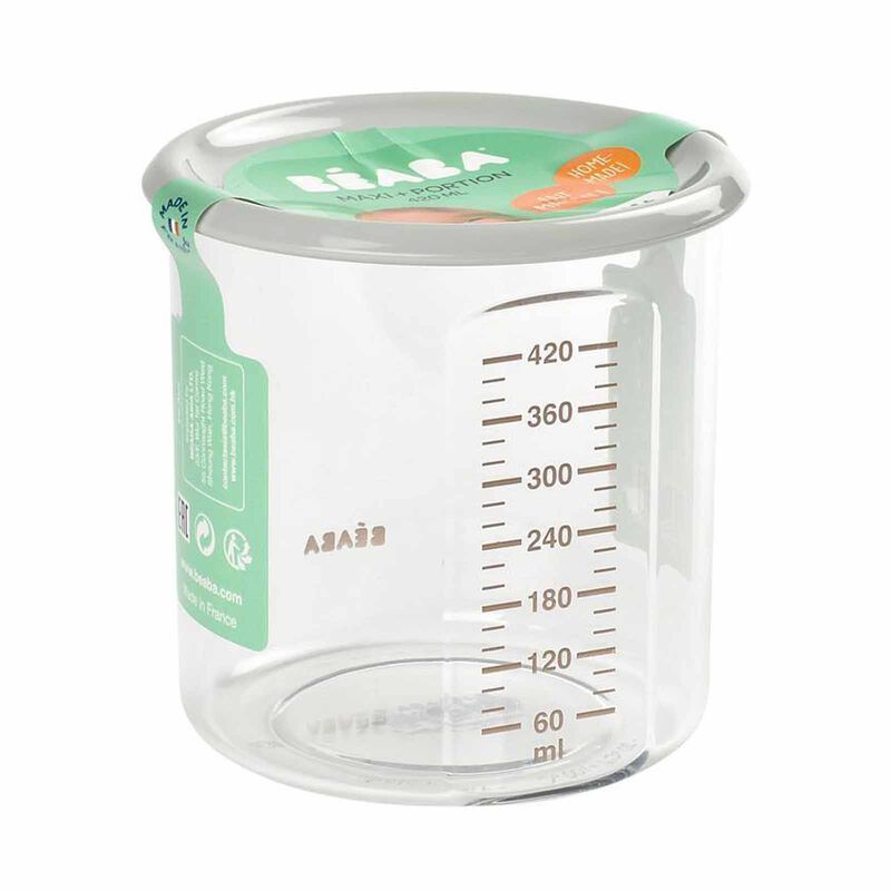 BEABA Portion Tritan 420ml - Grey (online) MAXI-image 2