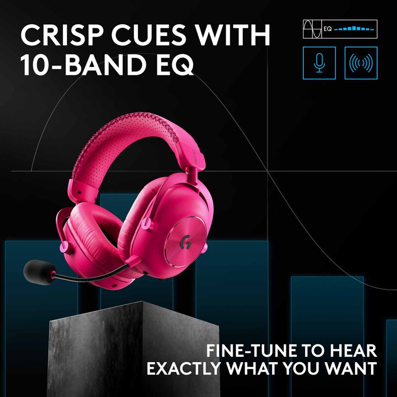 LOGITECH G Pro X 3 Lightspeed Bt Headset Magenta 981-001757-image 12