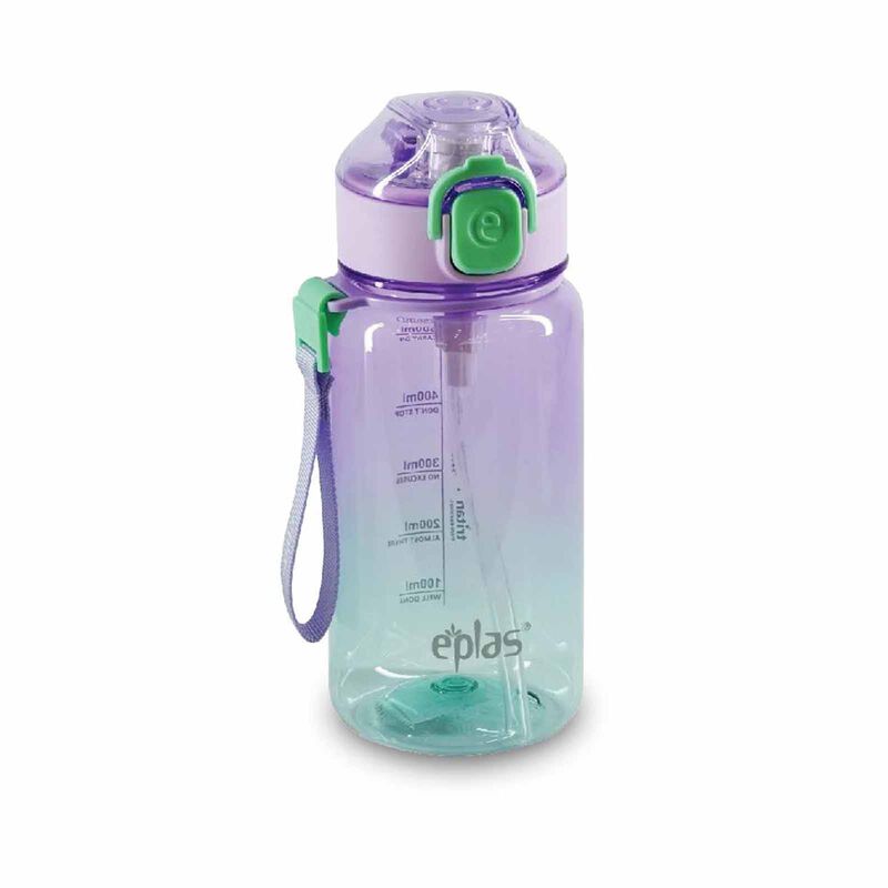 EPLAS Bpa One Touch Bottle (650ml) - Purple EGDS-650-image 1