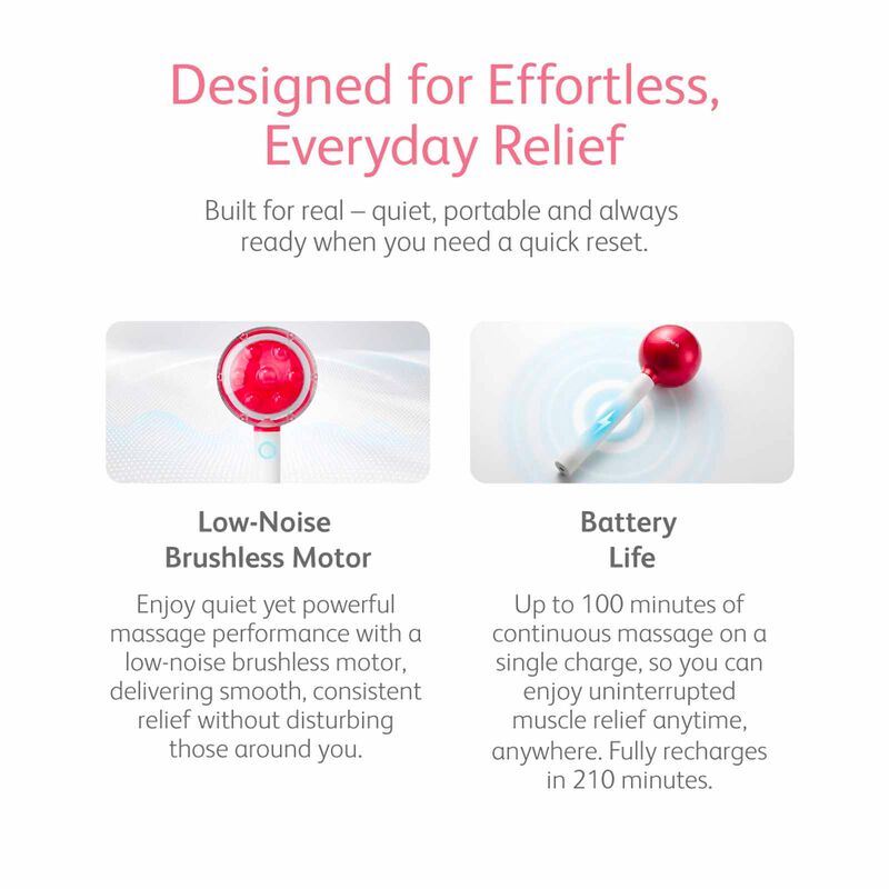 OSIM Ulolly Handheld Massager - Cherry OS-2264-RD-image 7