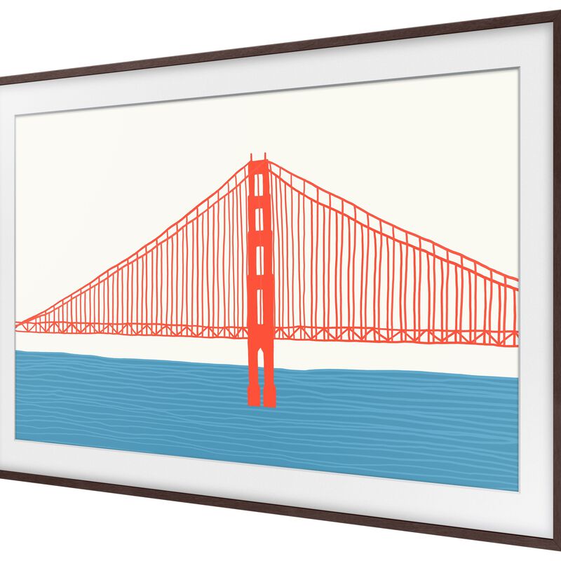 SAMSUNG 85 In Frame - Brown Frame Bezel For Qa85ls03aakxxs VG-SCFA85BWBRU (BROWN)-image 2