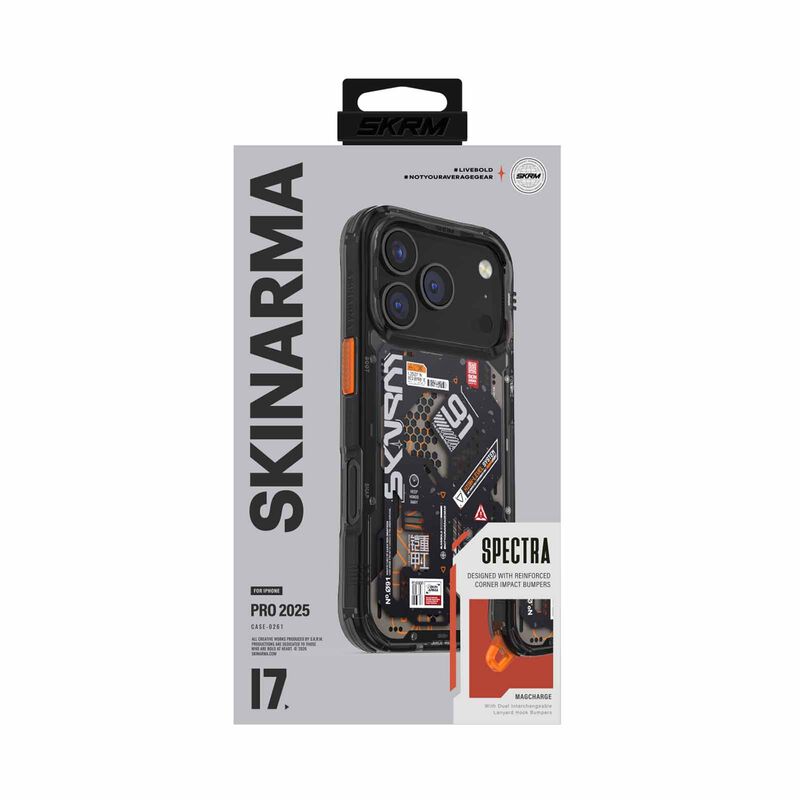 SKINARMA Iphone 17 Pro (2025) 6.3" Spectra (mag-charge) SK-2025IPP6.3-SPTR-BLK-image 1