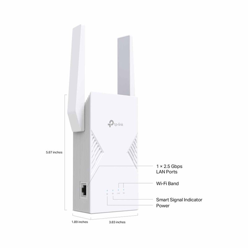 TP LINK Be3600 Dual-band Wi-fi 7 Range Extender RE235BE-image 2
