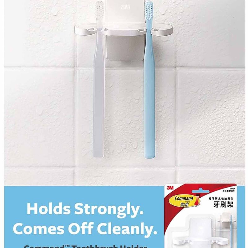 3M COMMAND Command Toothbrush Holder 17727 17727-image 6