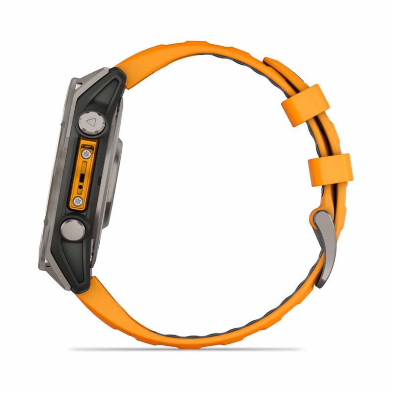 GARMIN Fenix 8 47mm Sapphire Amoled Edition, Graphite/orange GM-010-02904-19-image 4