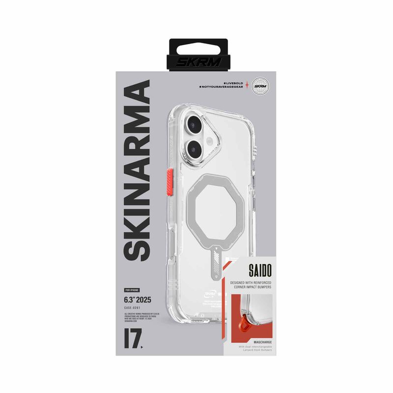 SKINARMA Iphone 17 (2025) 6.3" Saido (mag-charge) SK-2025IP6.3-SDOMS-CLR-image 1