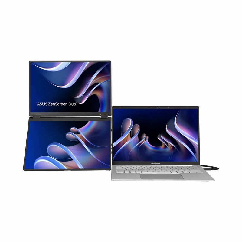 ASUS 14in Zenscreen Duo Wuxga Foldable Portable Monitor MB14FCD-image 4
